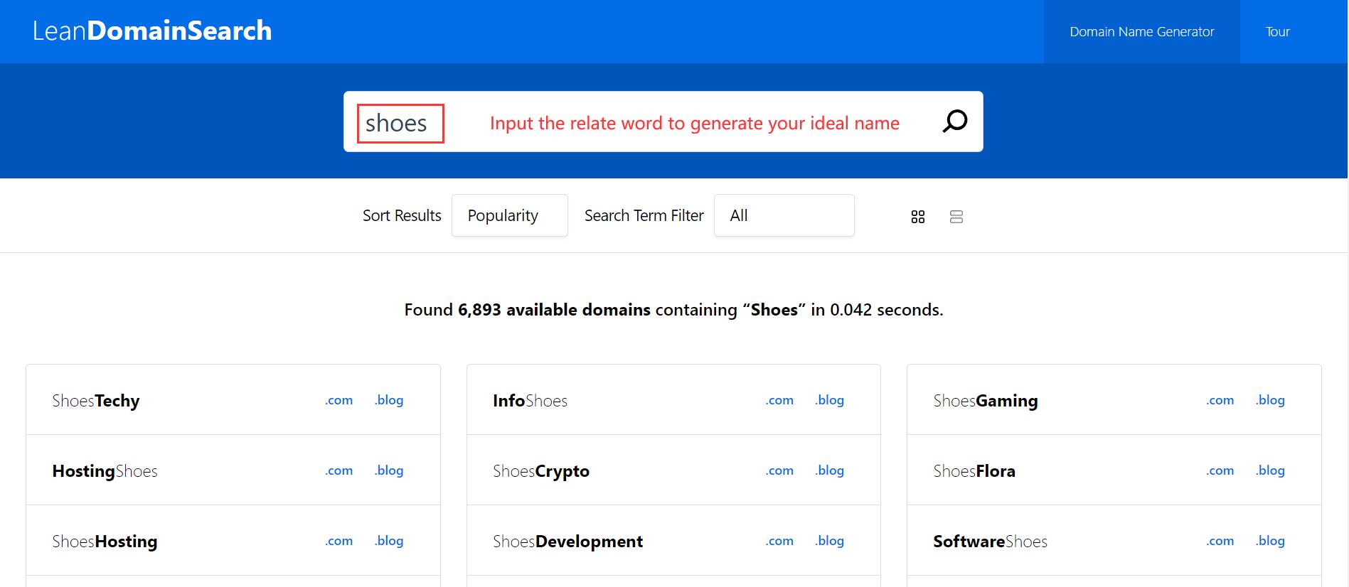 domain generator